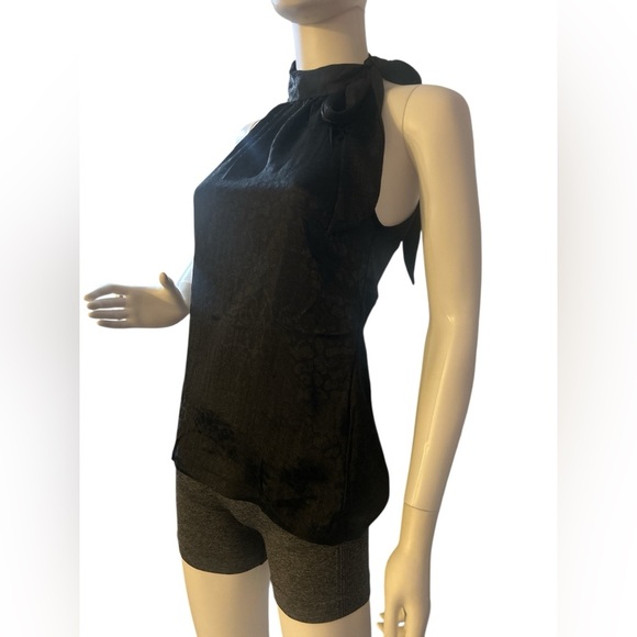 Be cool Black Sleeveless Halter Top size S - Picture 2 of 6